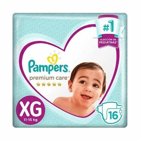 Pañales Pampers Premium Care Talla XG - KESENCIAL